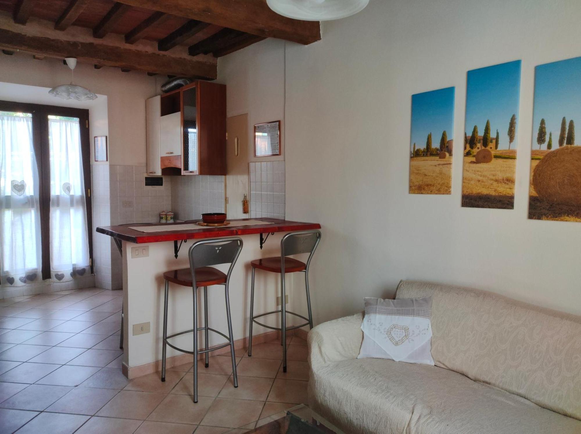 La Casina Di Colle - Appartamento Rustico Sulle Colline Di Pisa Casciana Terme Esterno foto